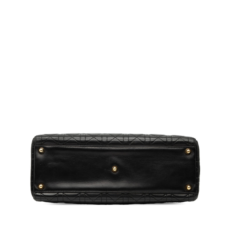 Large Lambskin Cannage Lady Dior - Image 3