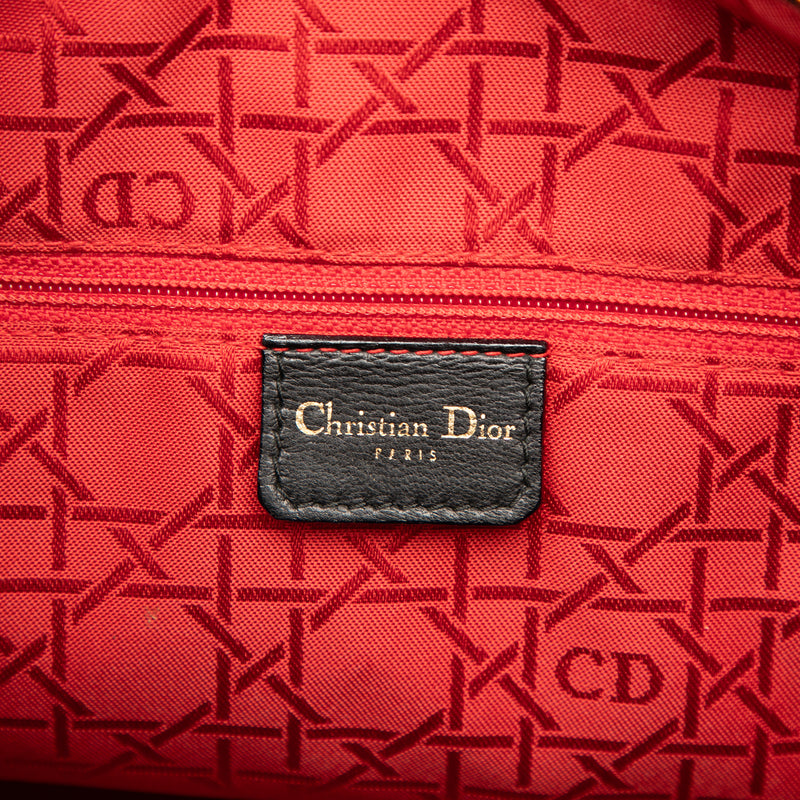Large Lambskin Cannage Lady Dior - Image 5