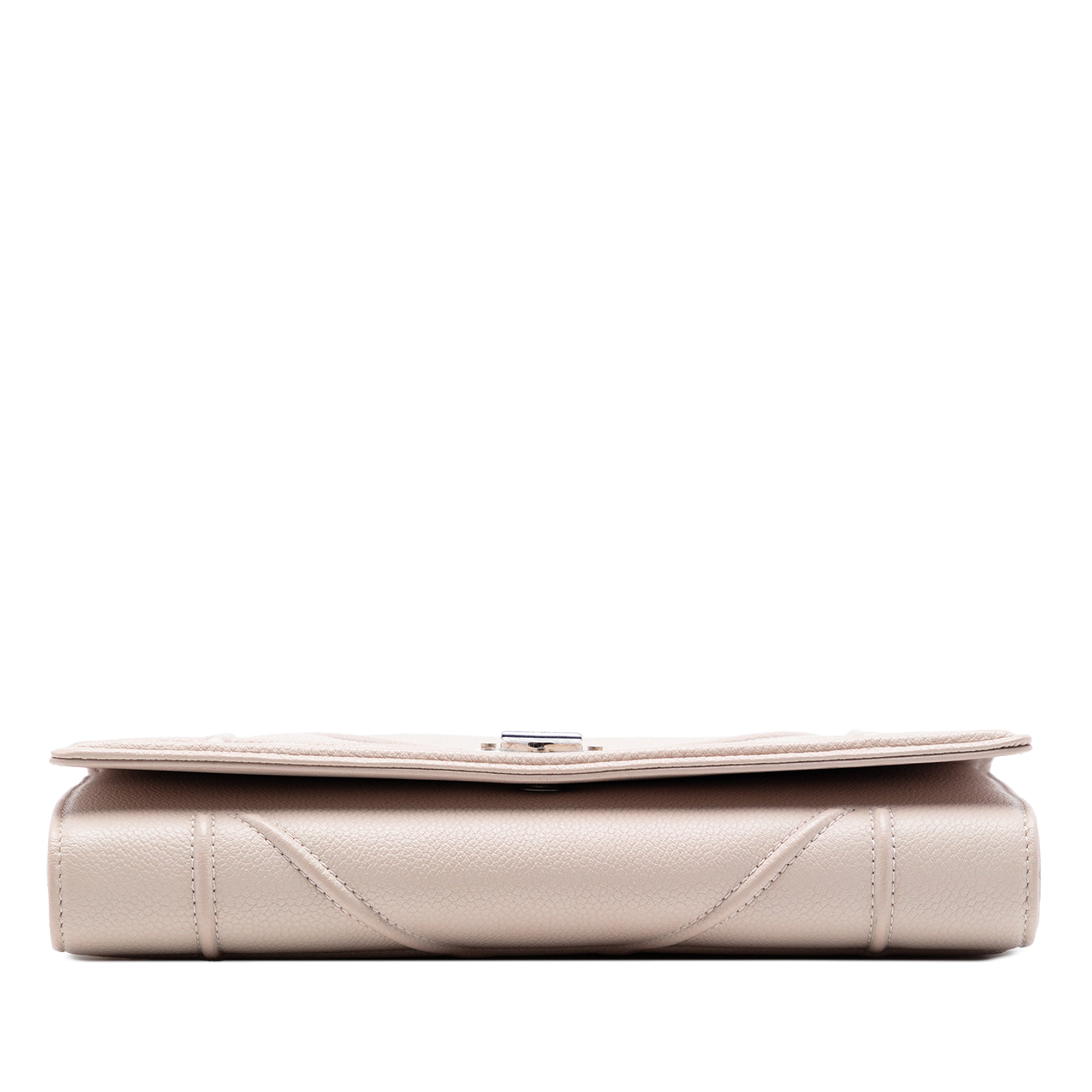 Grained Calfskin Diorama Croisiere Wallet on Chain - Image 3