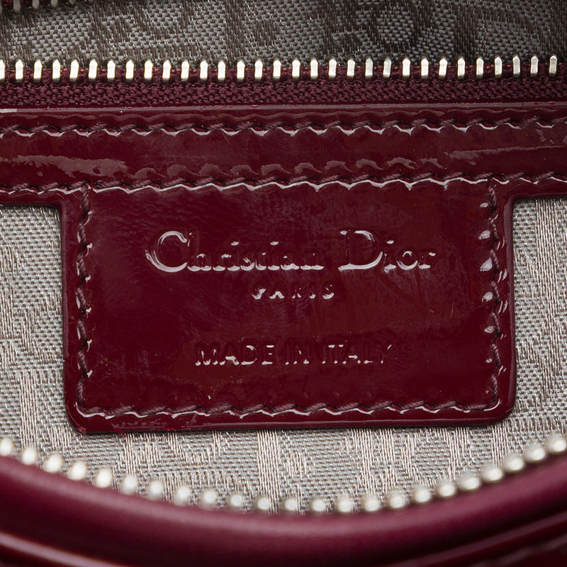 Medium Patent Cannage Lady Dior - Image 5
