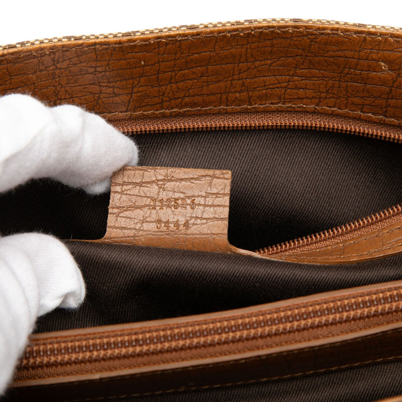 GG Canvas Bamboo Tote - Image 6