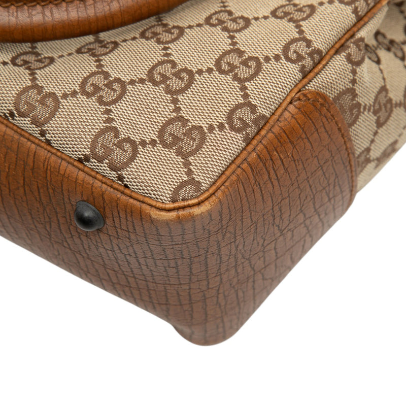 GG Canvas Bamboo Tote - Image 8
