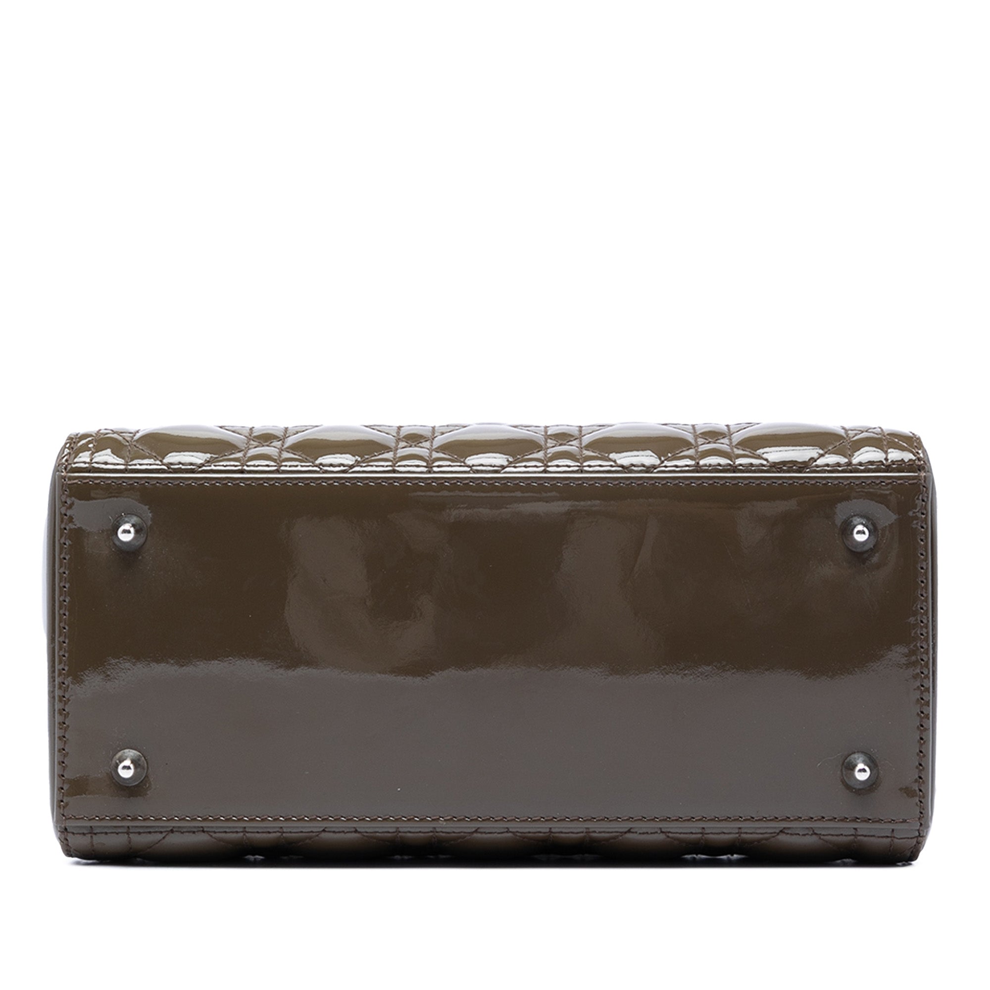 Medium Patent Cannage Lady Dior - Image 3