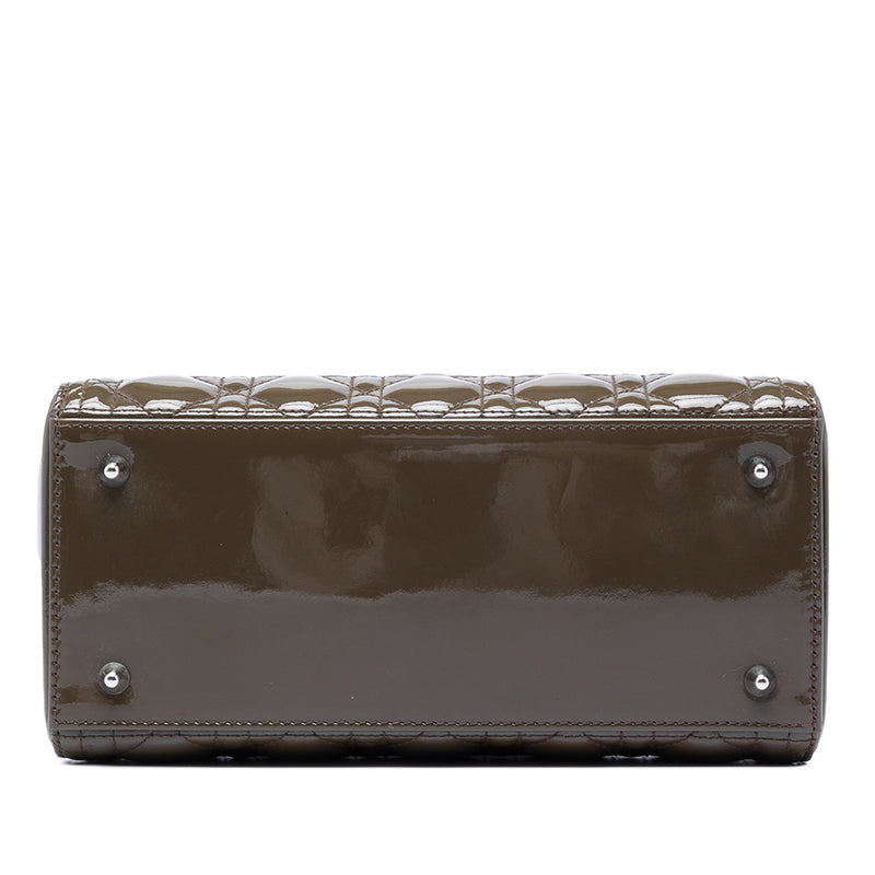 Medium Patent Cannage Lady Dior - Image 3
