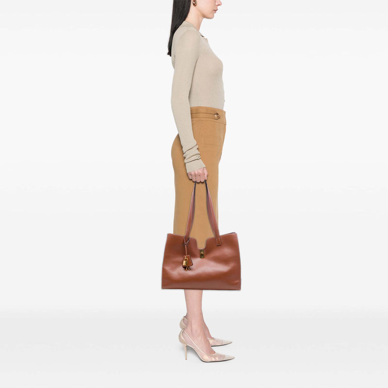 Smooth Calfskin Cabas 16 Tote - Image 7