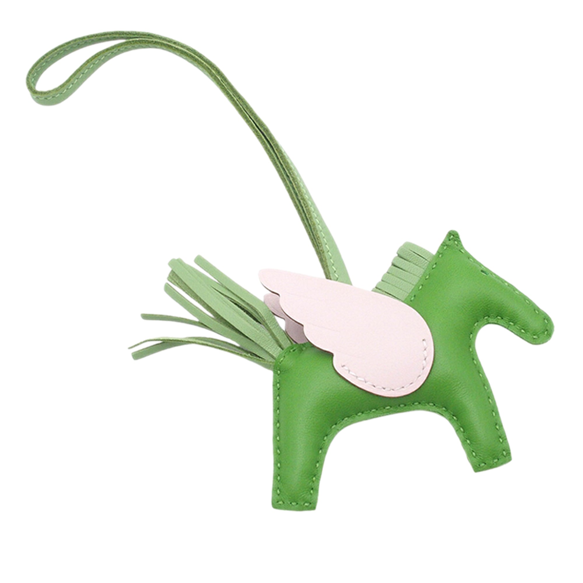 Milo Lambskin and Swift Grigri Rodeo Pegase Bag Charm PM - Image 2