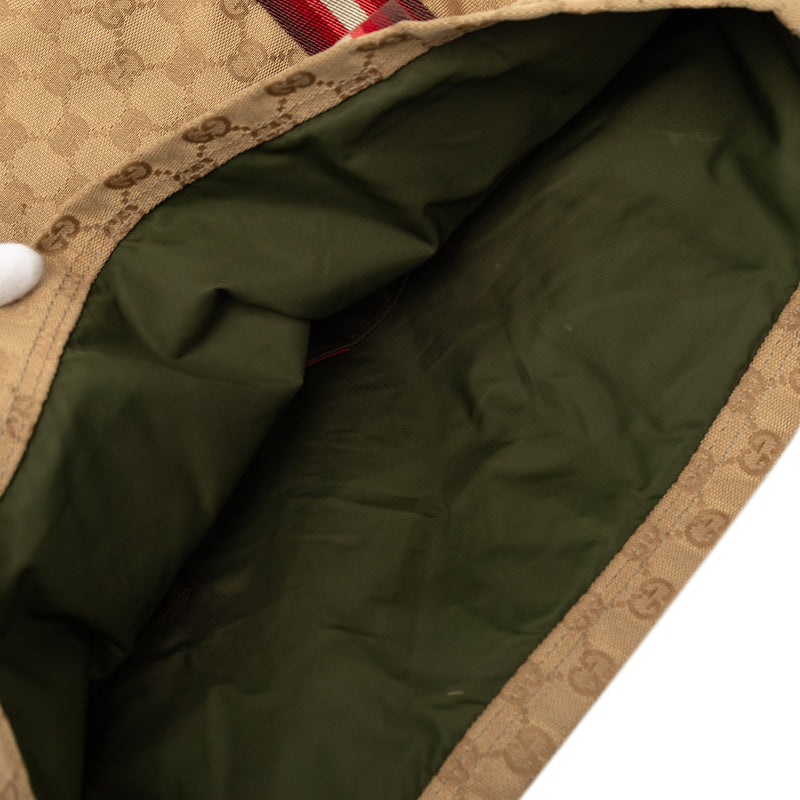 GG Canvas Web Tote - Image 8