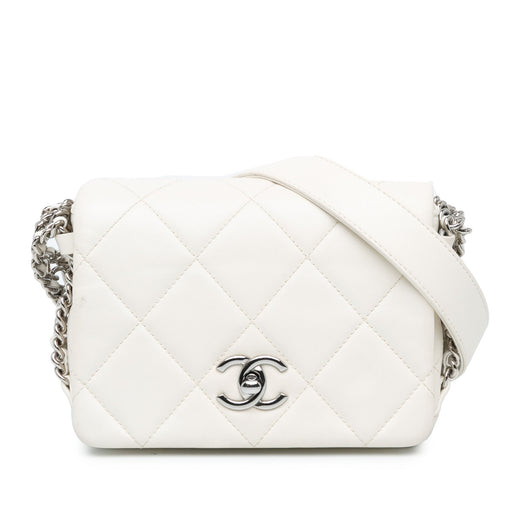 Mini Quilted Lambskin Chain Rows Flap - Image 1