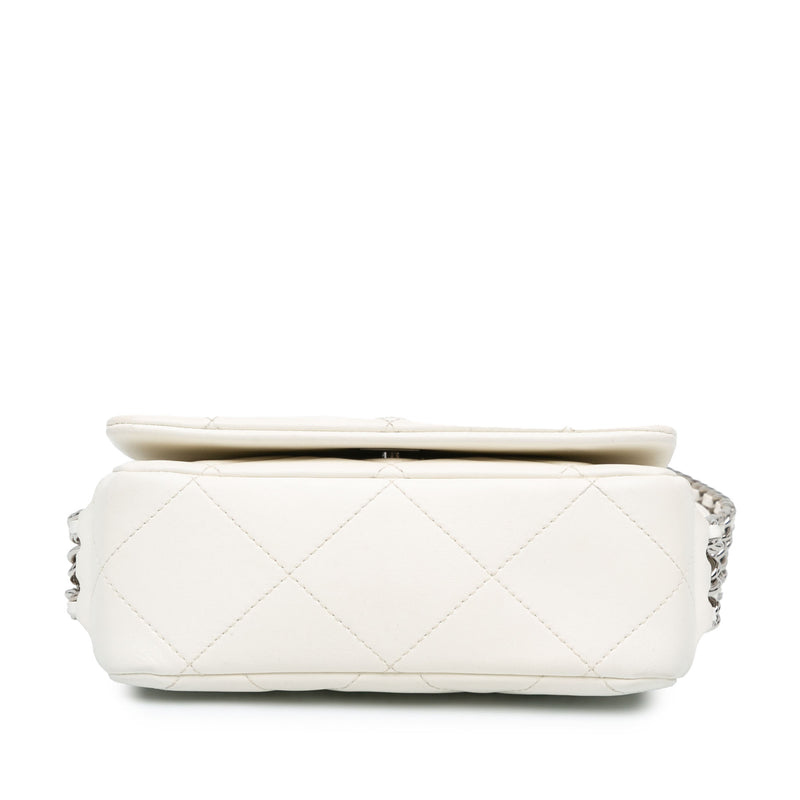 Mini Quilted Lambskin Chain Rows Flap - Image 3