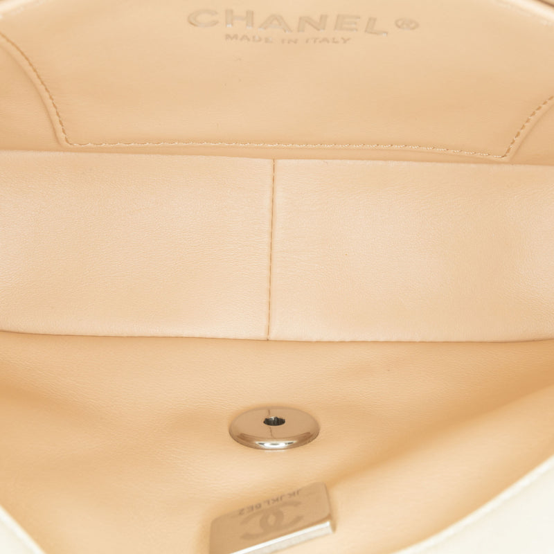 Mini Quilted Lambskin Chain Rows Flap - Image 4