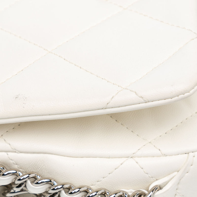 Mini Quilted Lambskin Chain Rows Flap - Image 6