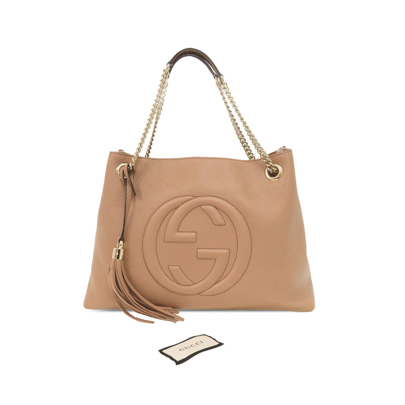 Medium Calfskin Soho Chain Tote - Image 20