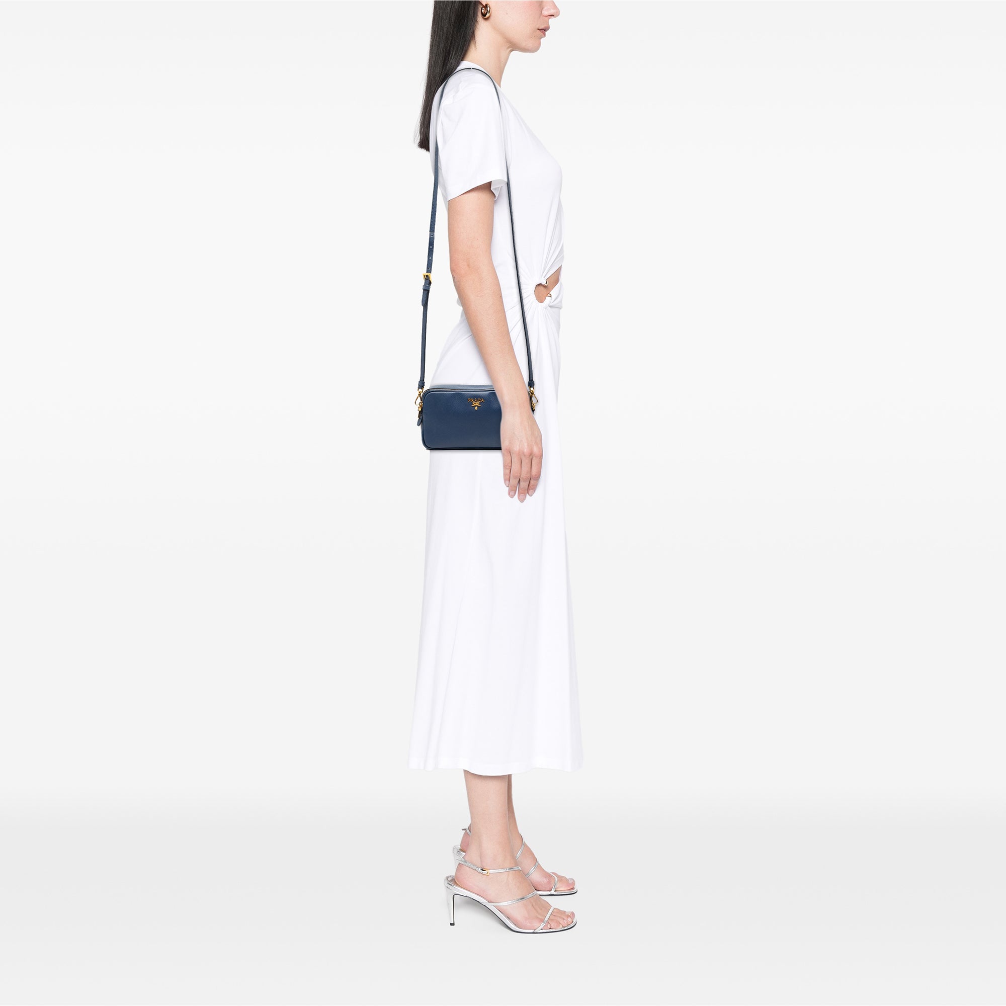 Mini Saffiano Double Zip Crossbody - Image 6