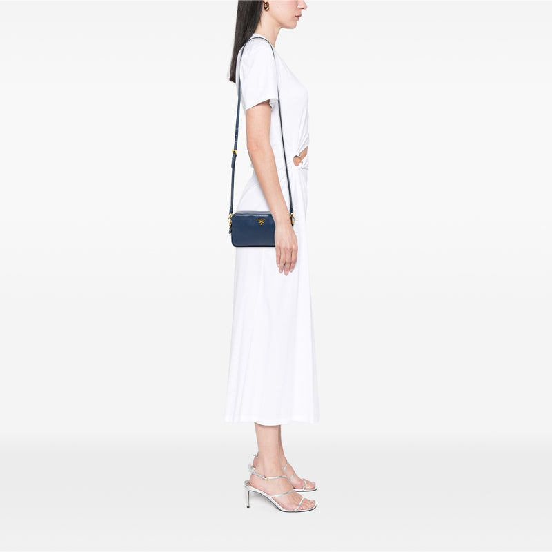 Mini Saffiano Double Zip Crossbody - Image 6
