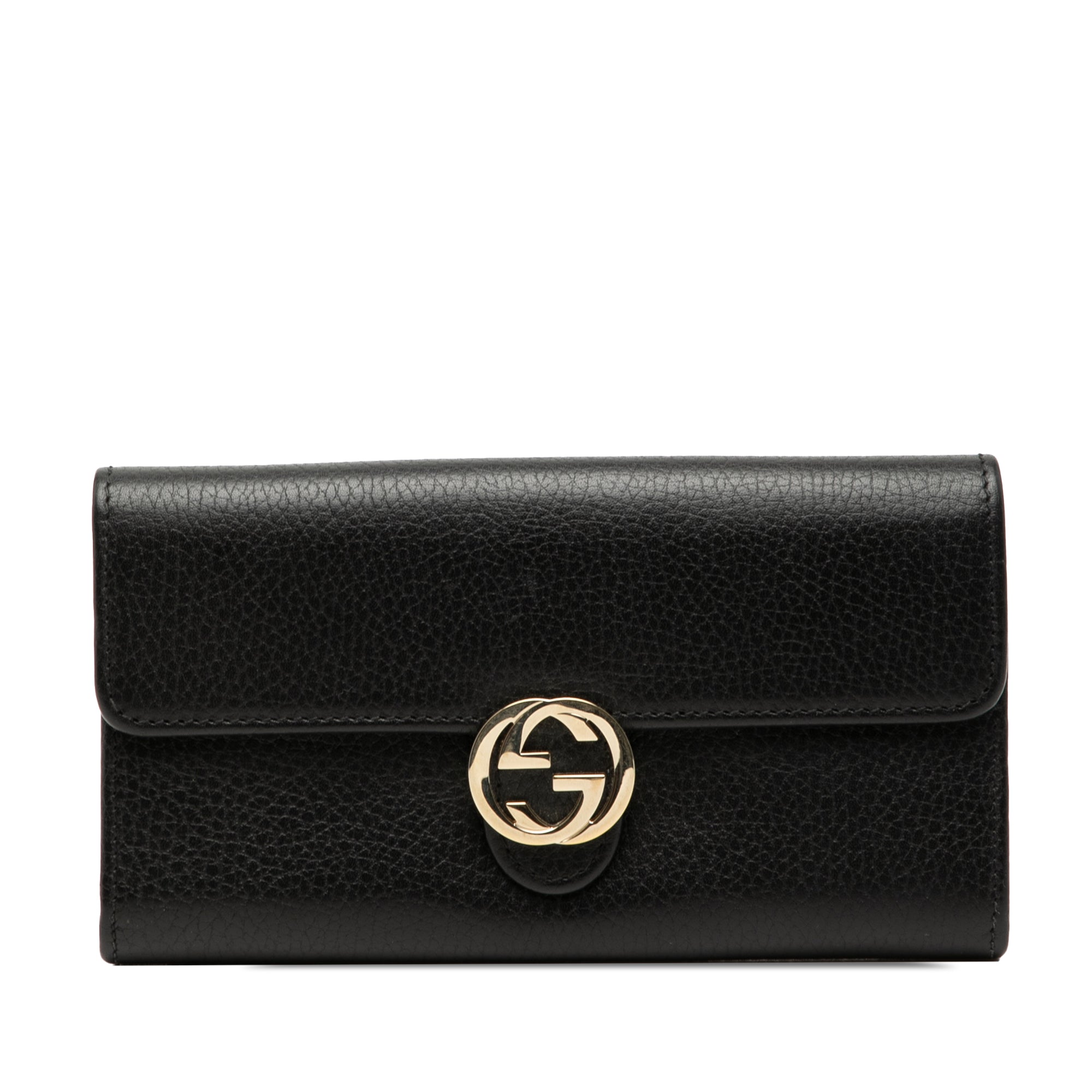 Dollar Calfskin Interlocking G Continental Wallet - Image 1