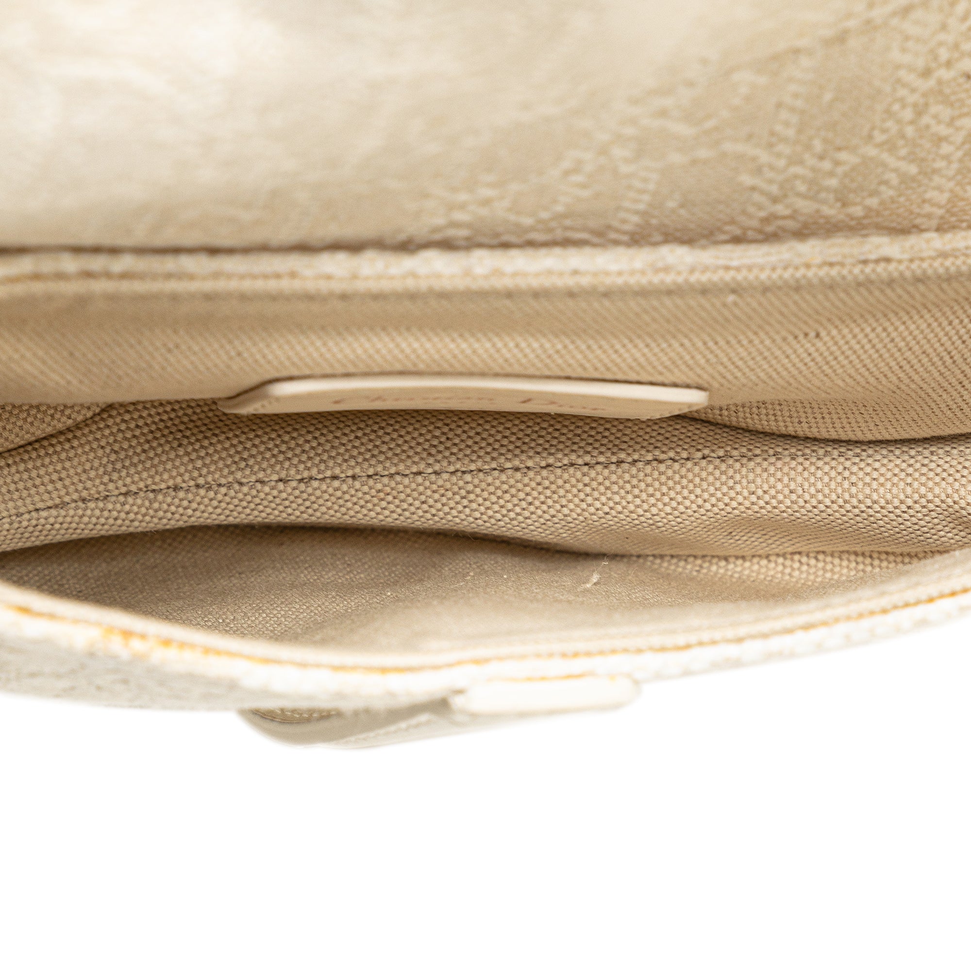 Mini Oblique Canvas Saddle Bag - Image 5