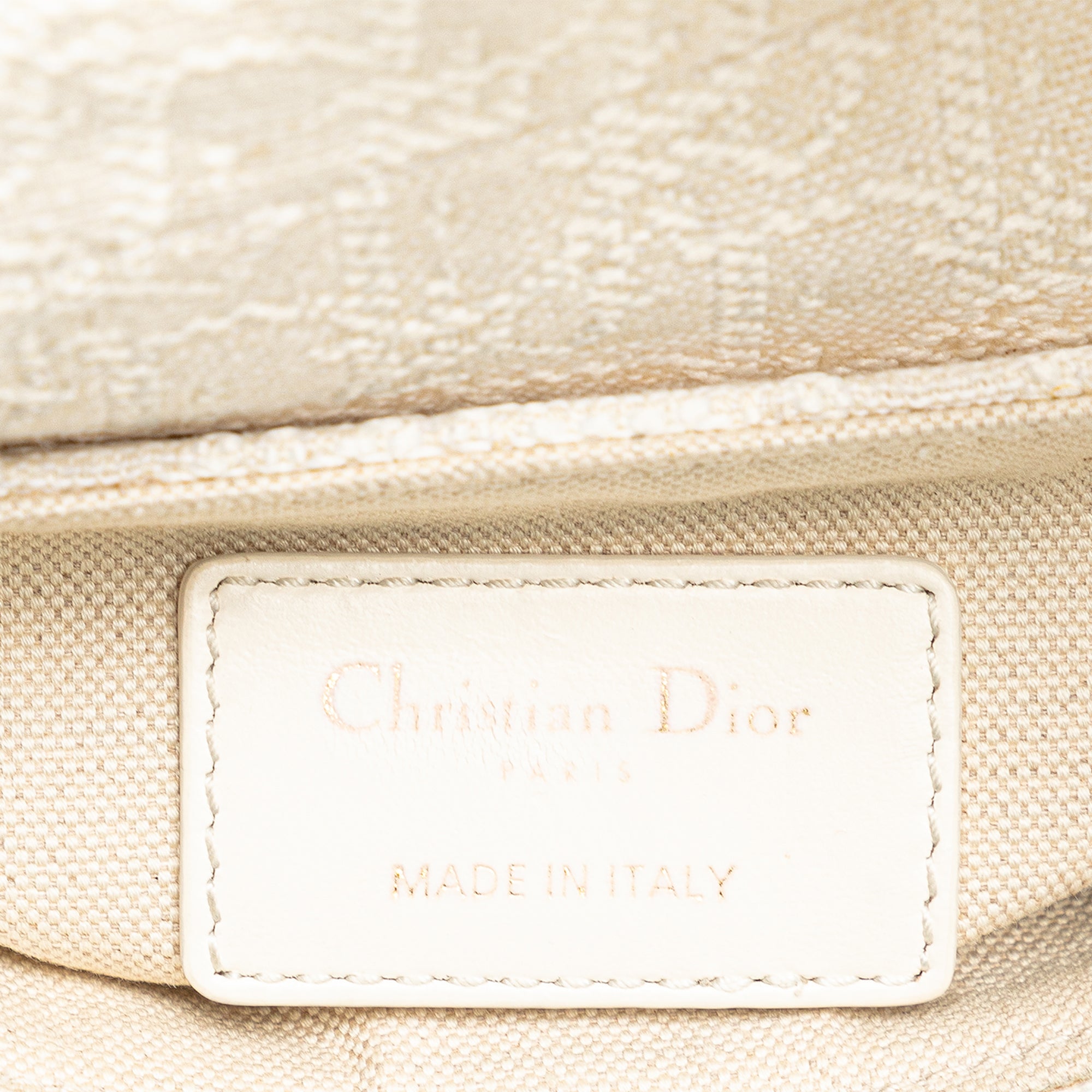 Mini Oblique Canvas Saddle Bag - Image 6