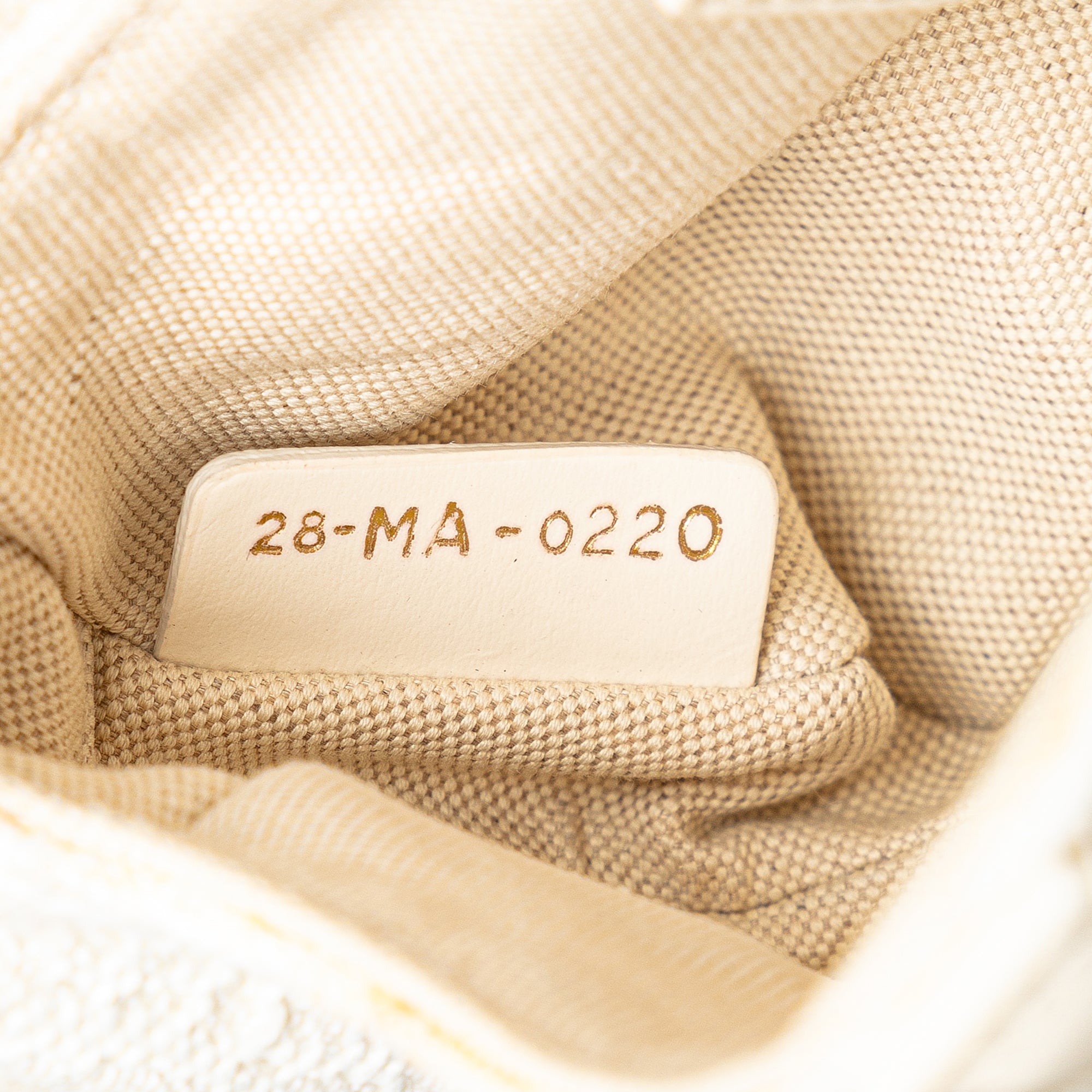 Mini Oblique Canvas Saddle Bag - Image 7