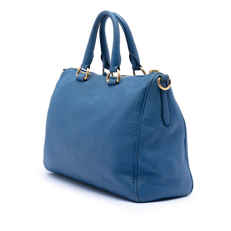 Vitello Daino Zip Top Satchel - Image 2