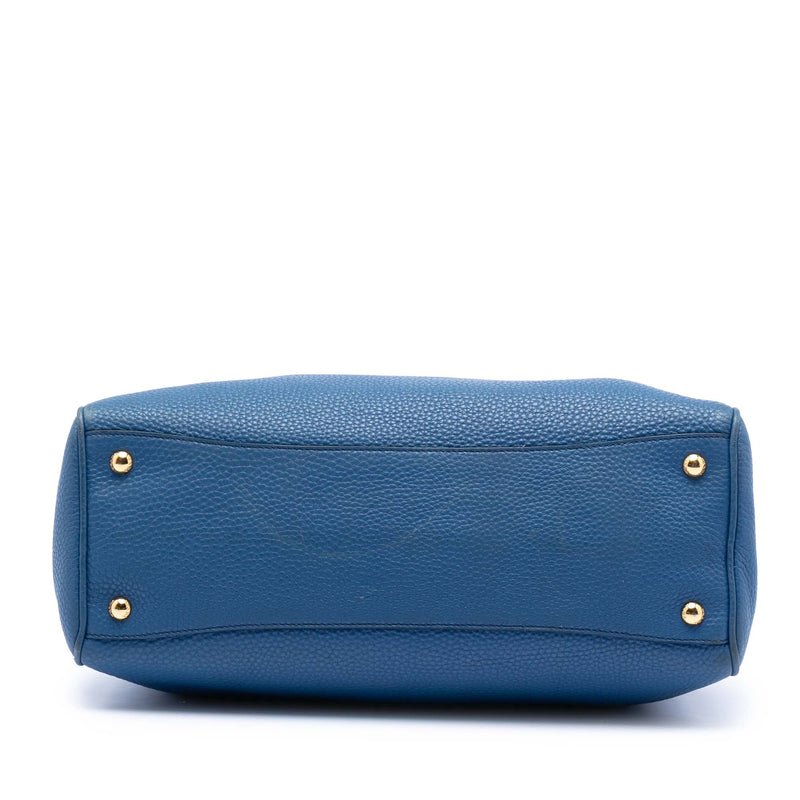 Vitello Daino Zip Top Satchel - Image 3