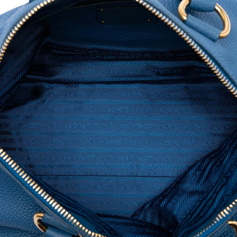Vitello Daino Zip Top Satchel - Image 4