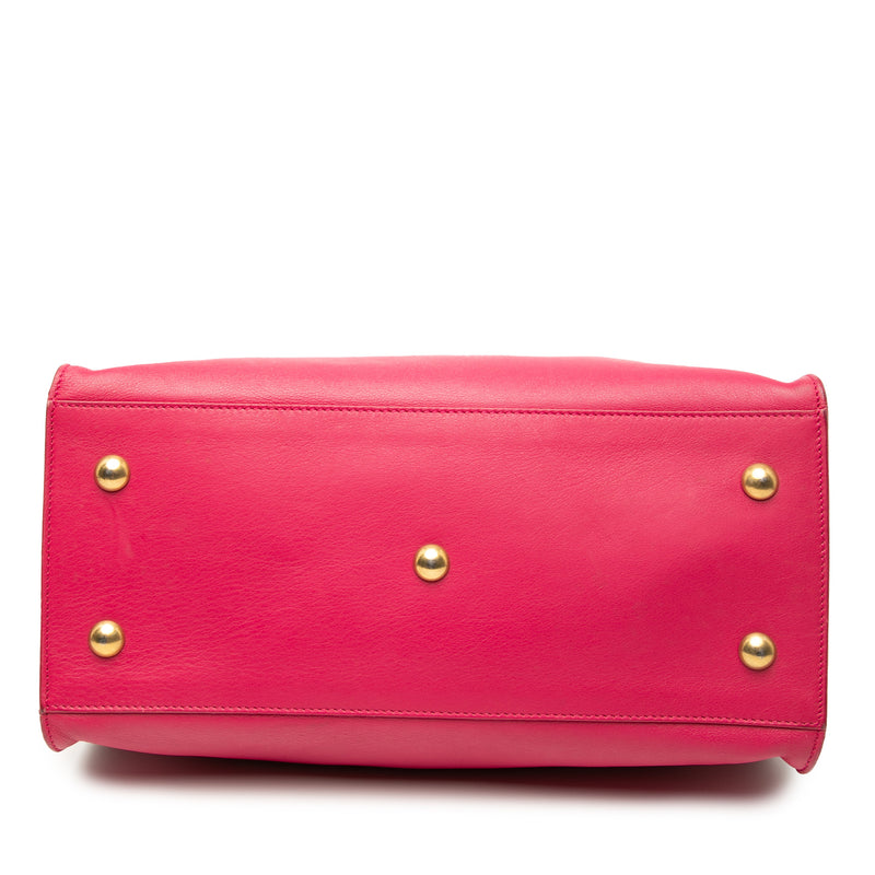 Small Calfskin Cabas Chyc Satchel - Image 3