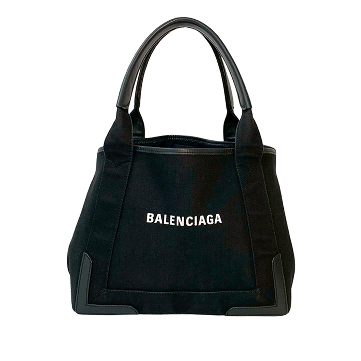 Canvas Navy Cabas Tote S - Image 1