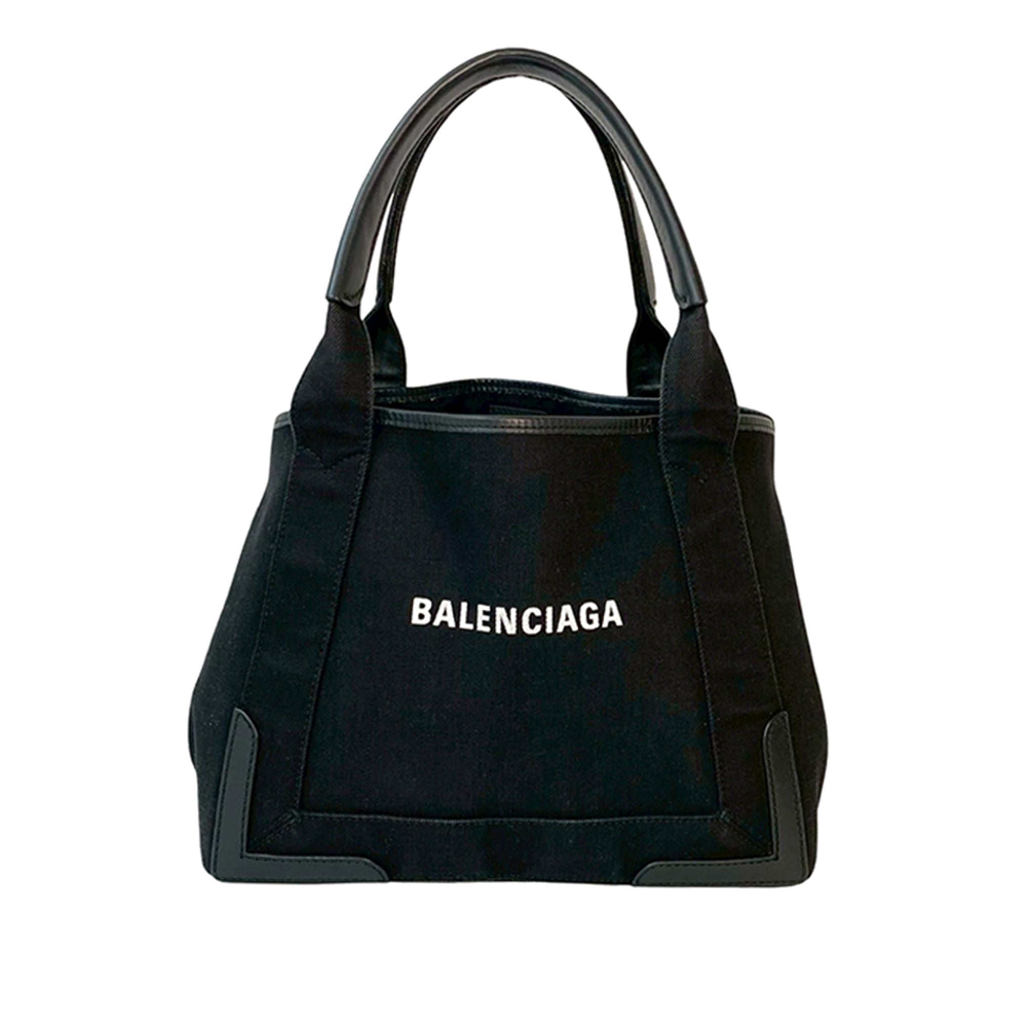 Canvas Navy Cabas Tote S - Image 1