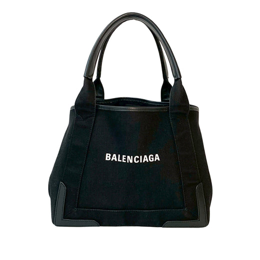Canvas Navy Cabas Tote S - Image 1