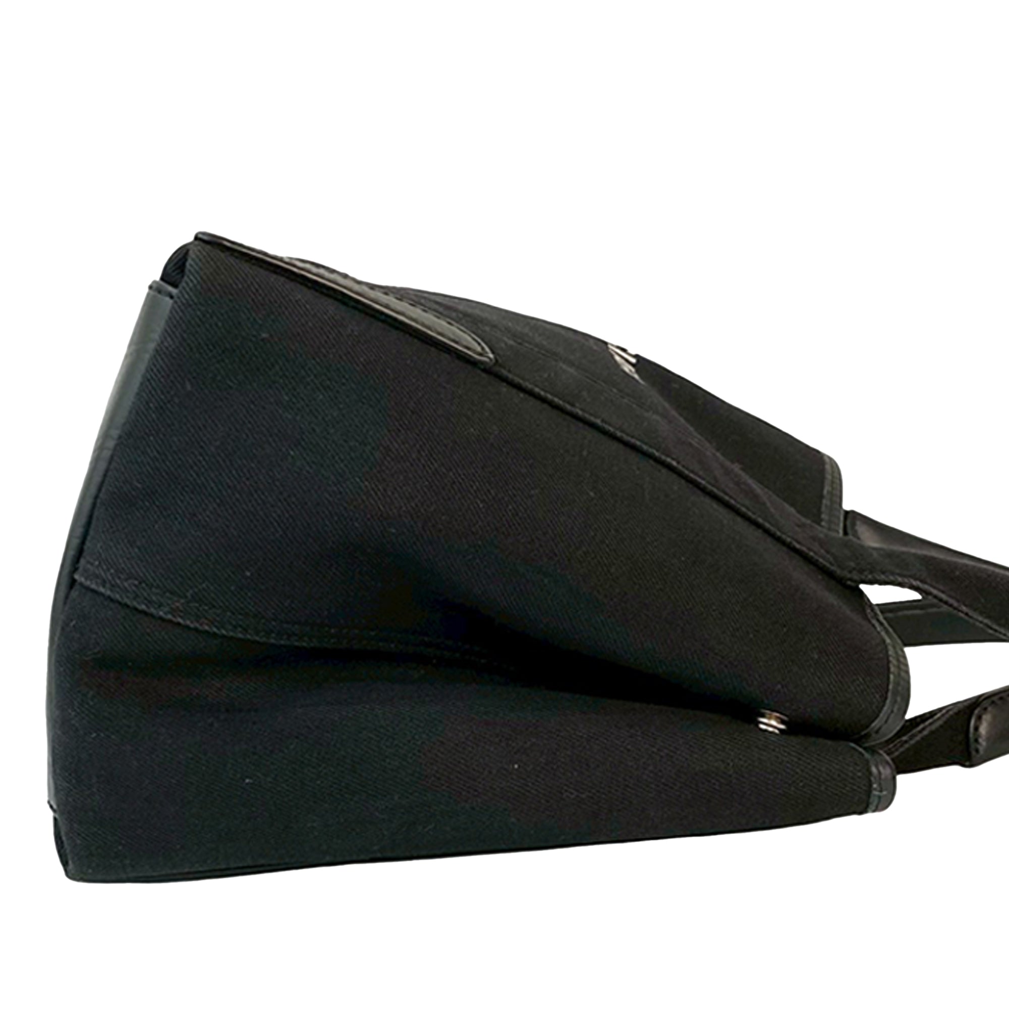 Canvas Navy Cabas Tote S - Image 7