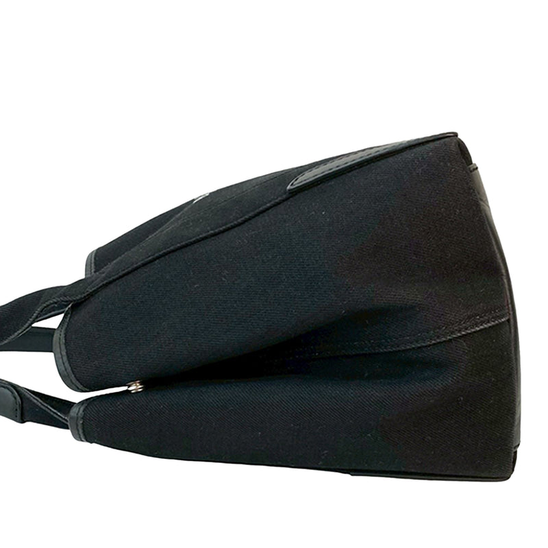 Canvas Navy Cabas Tote S - Image 8
