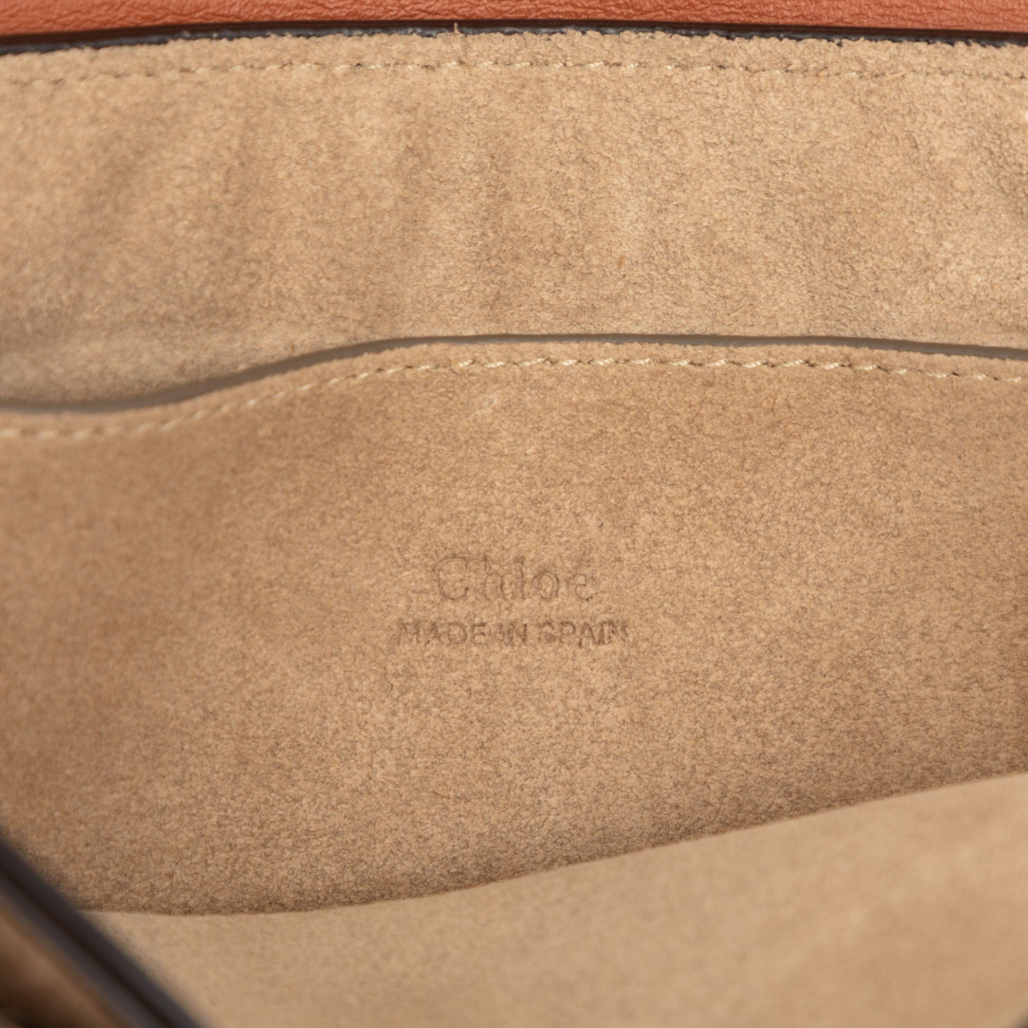 Small Suede and Calfskin Faye Crossbody - Image 5