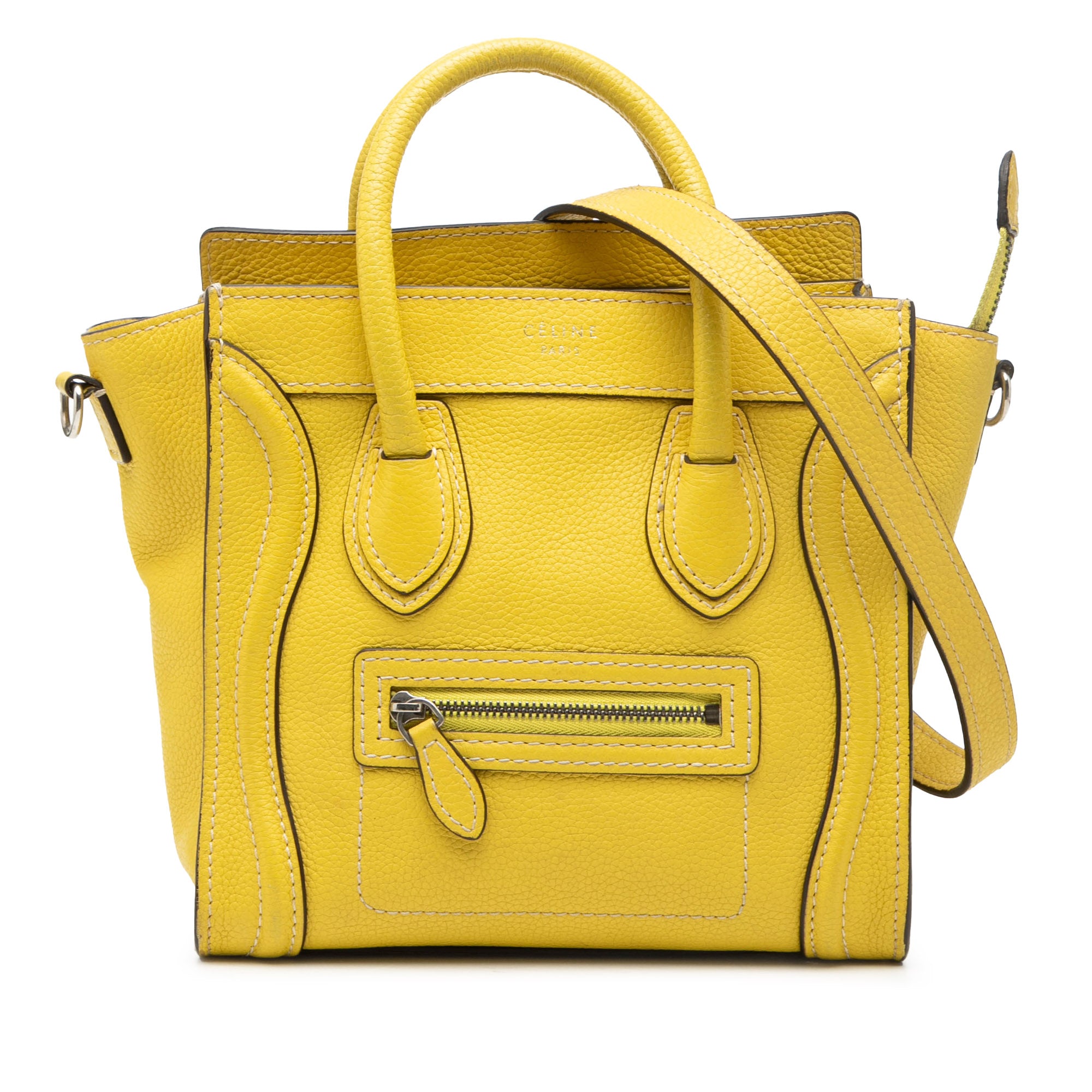Nano Grained Calfskin Luggage Tote - Image 1