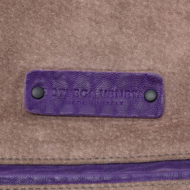 Intrecciato Trimmed Leather Handbag - Image 6