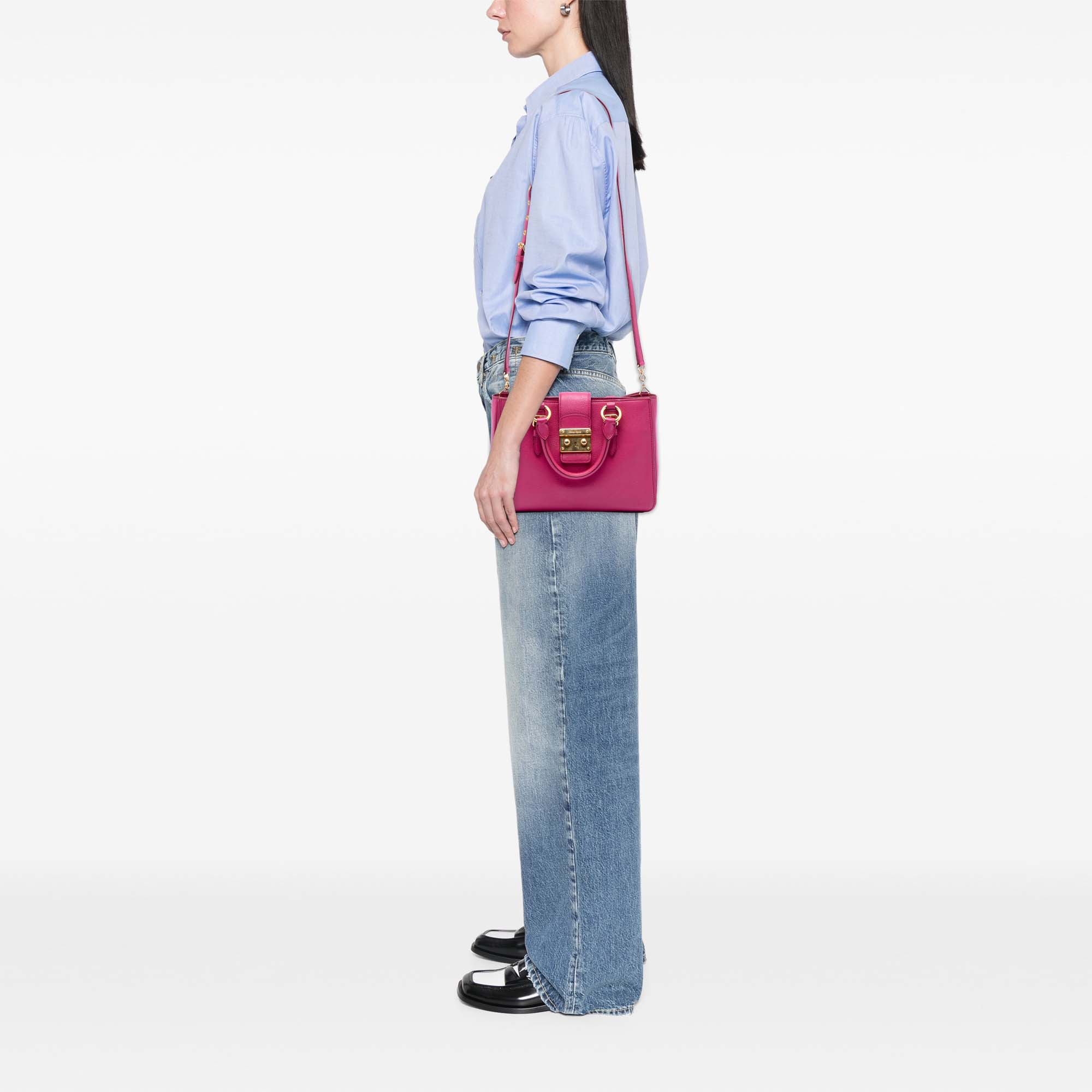 Goatskin Madras Satchel - Image 6