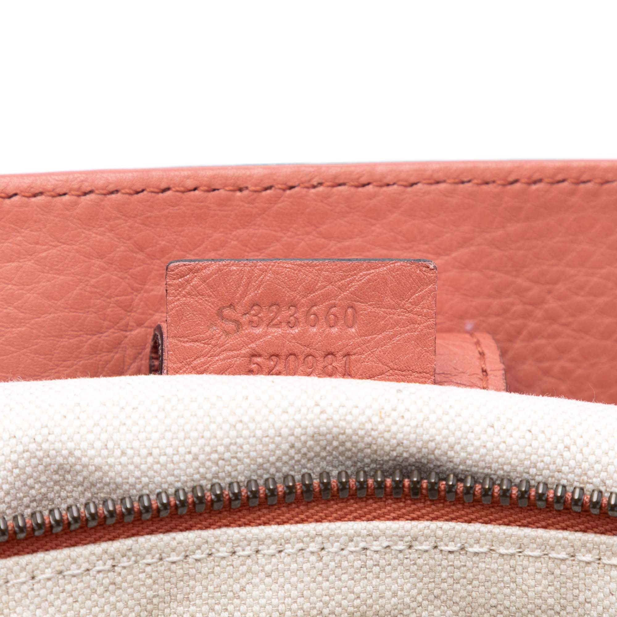 Medium Calfskin Bamboo Shopper Satchel - Image 6