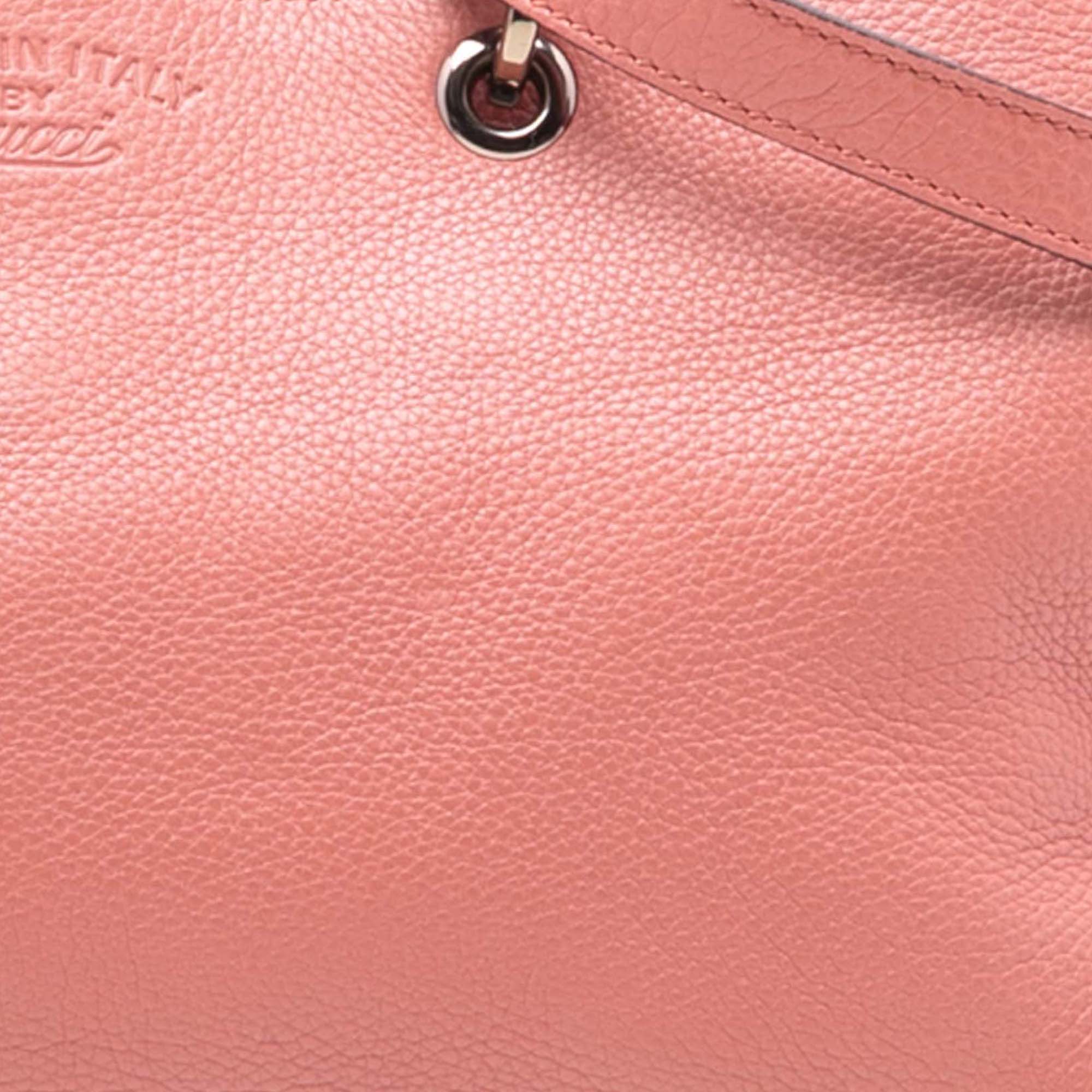 Medium Calfskin Bamboo Shopper Satchel - Image 7