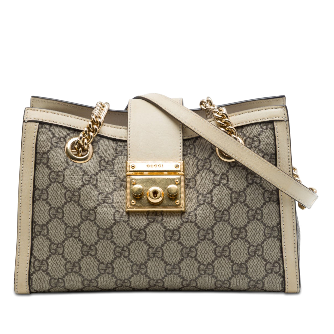 Small GG Supreme Padlock Tote - Image 1