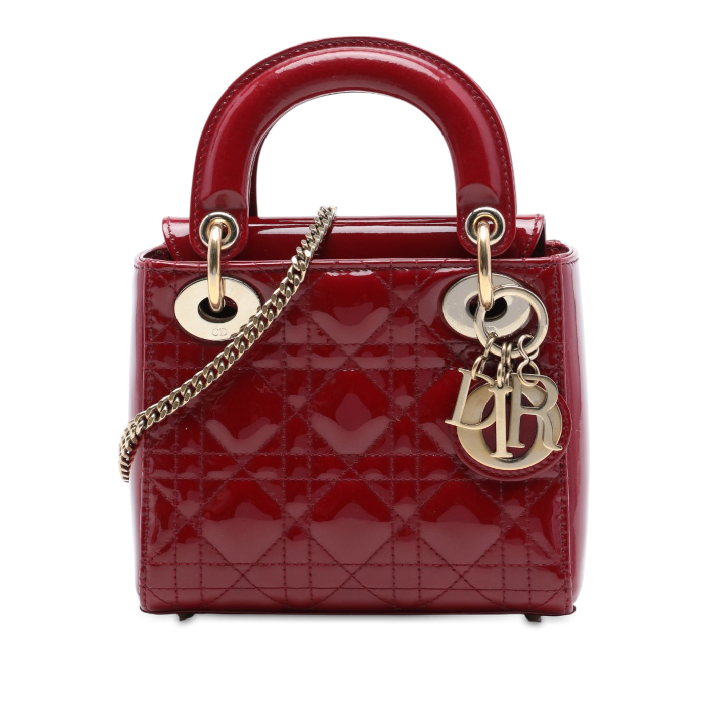 Mini Patent Cannage Lady Dior - Image 1