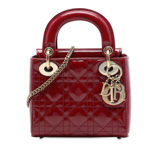 Mini Patent Cannage Lady Dior - Image 1