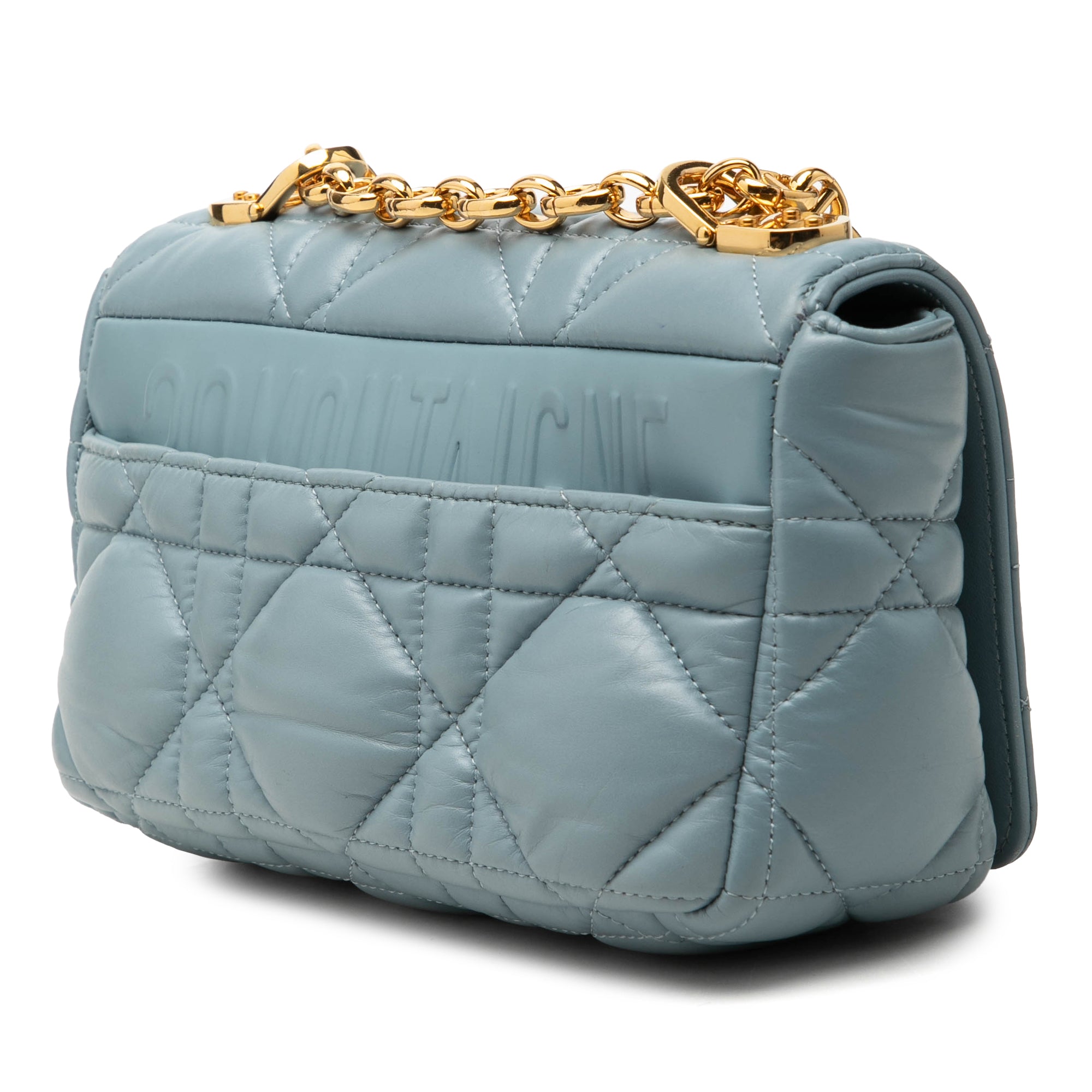 Small Lambskin Macrocannage Caro Crossbody - Image 2