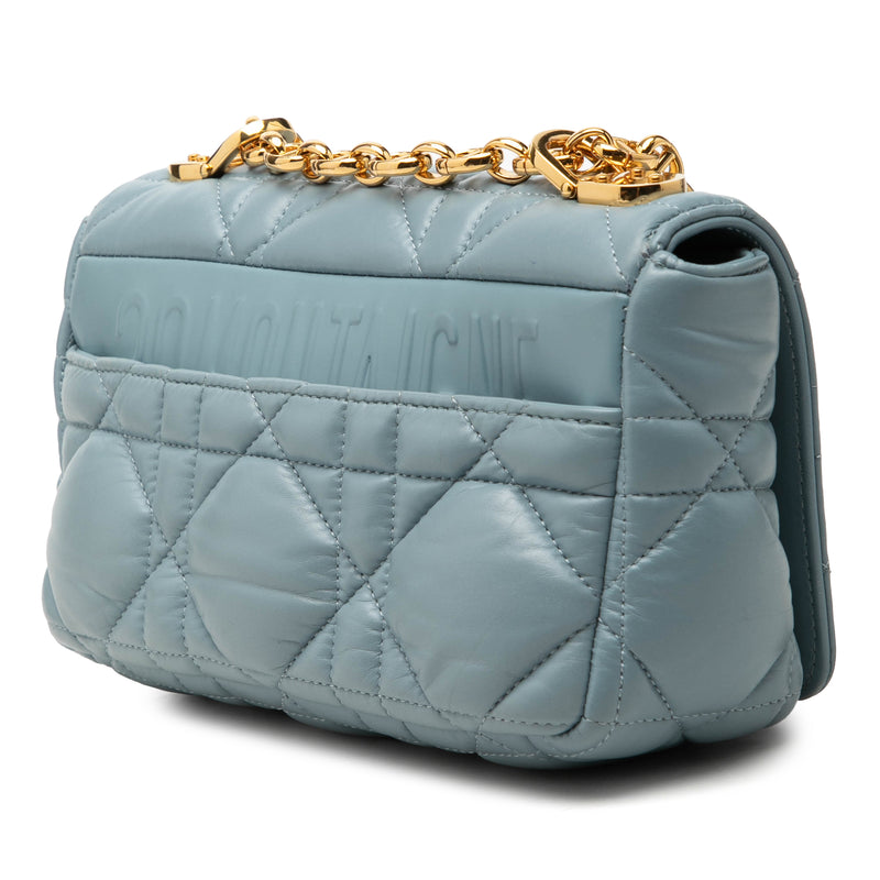 Small Lambskin Macrocannage Caro Crossbody - Image 2