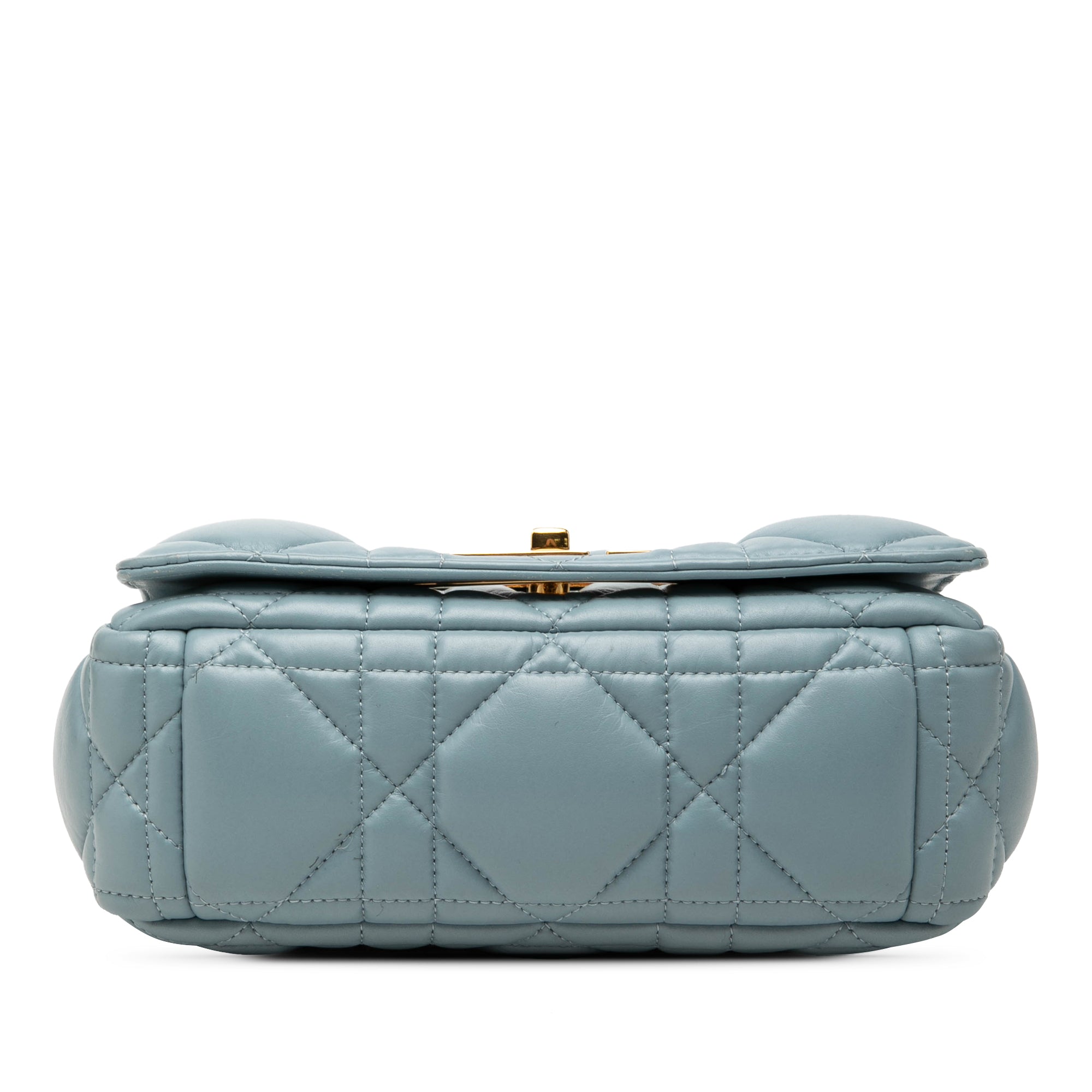 Small Lambskin Macrocannage Caro Crossbody - Image 3
