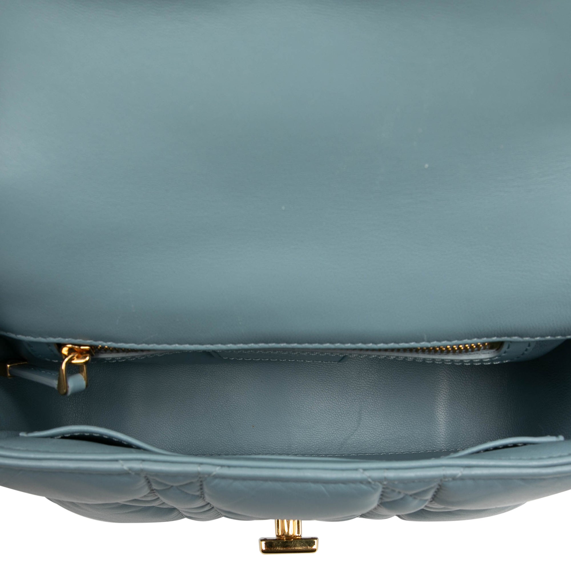 Small Lambskin Macrocannage Caro Crossbody - Image 4