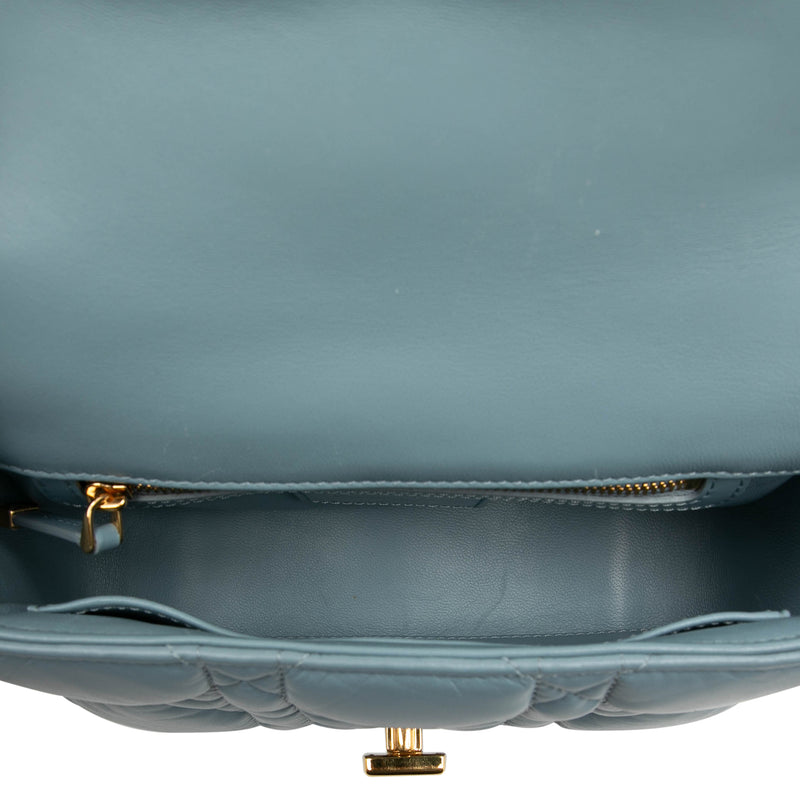 Small Lambskin Macrocannage Caro Crossbody - Image 4