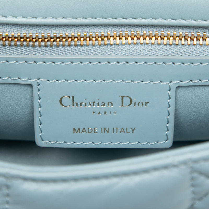 Small Lambskin Macrocannage Caro Crossbody - Image 5