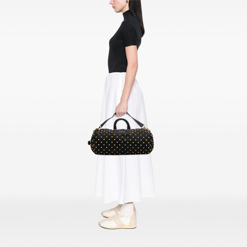 Studded Nylon Duffle Bag - Image 6