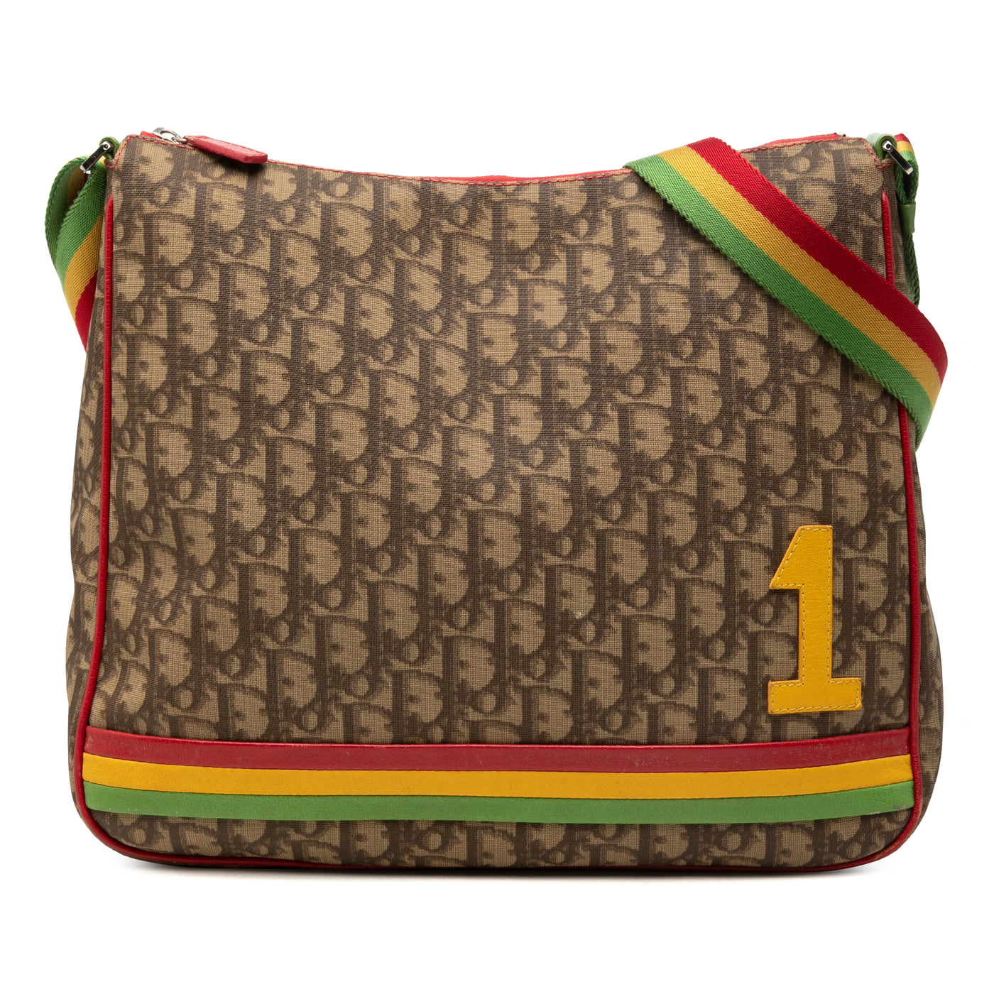 Diorissimo Trotter Coated Canvas Rasta Crossbody - Image 1