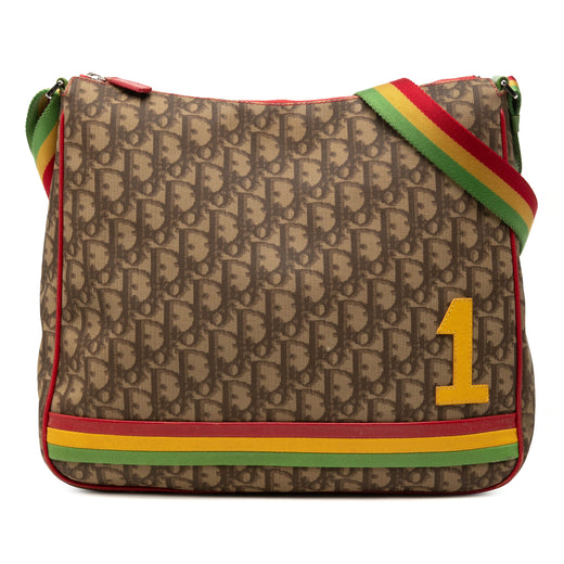 Diorissimo Trotter Coated Canvas Rasta Crossbody - Image 1