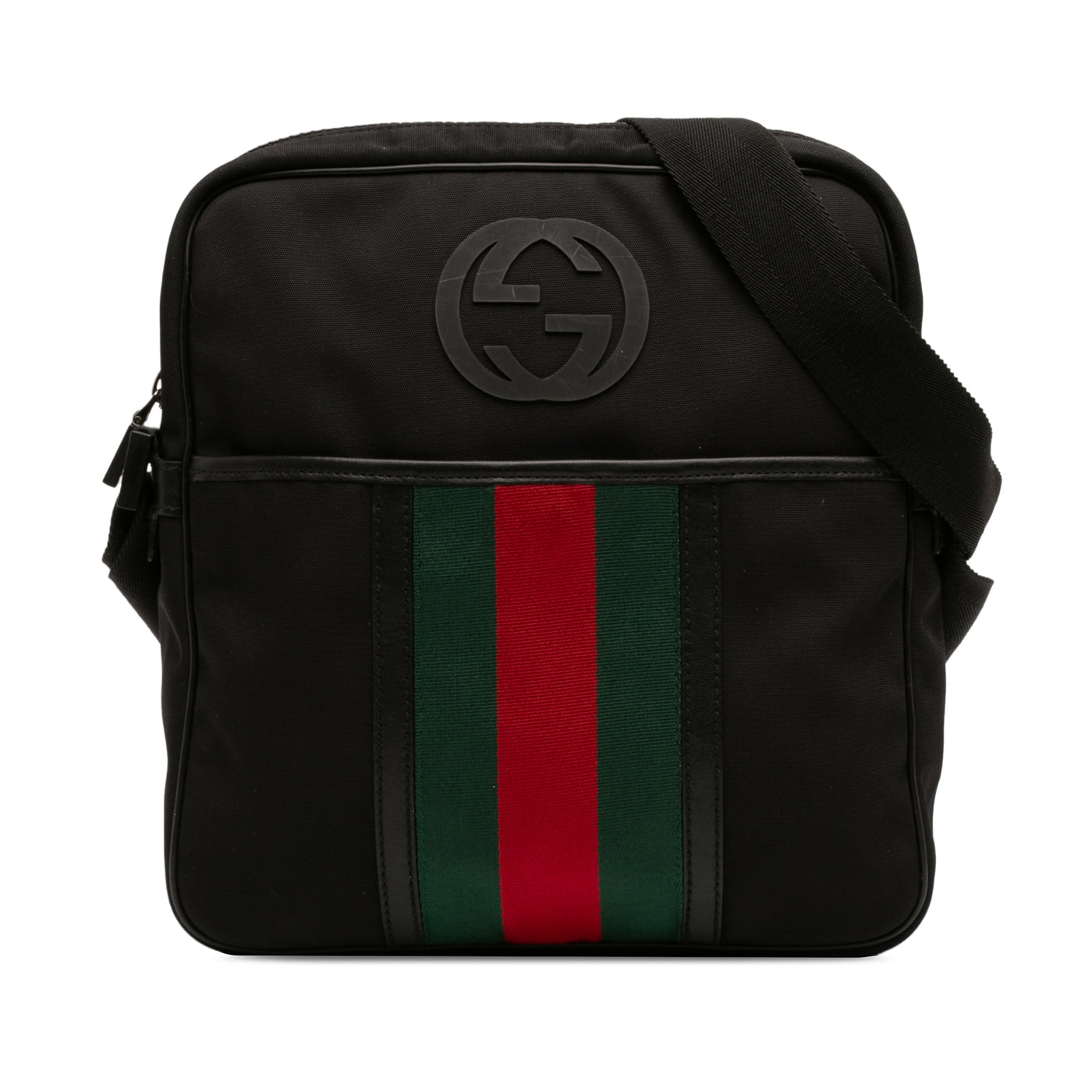 Nylon Interlocking G Web Crossbody - Image 1